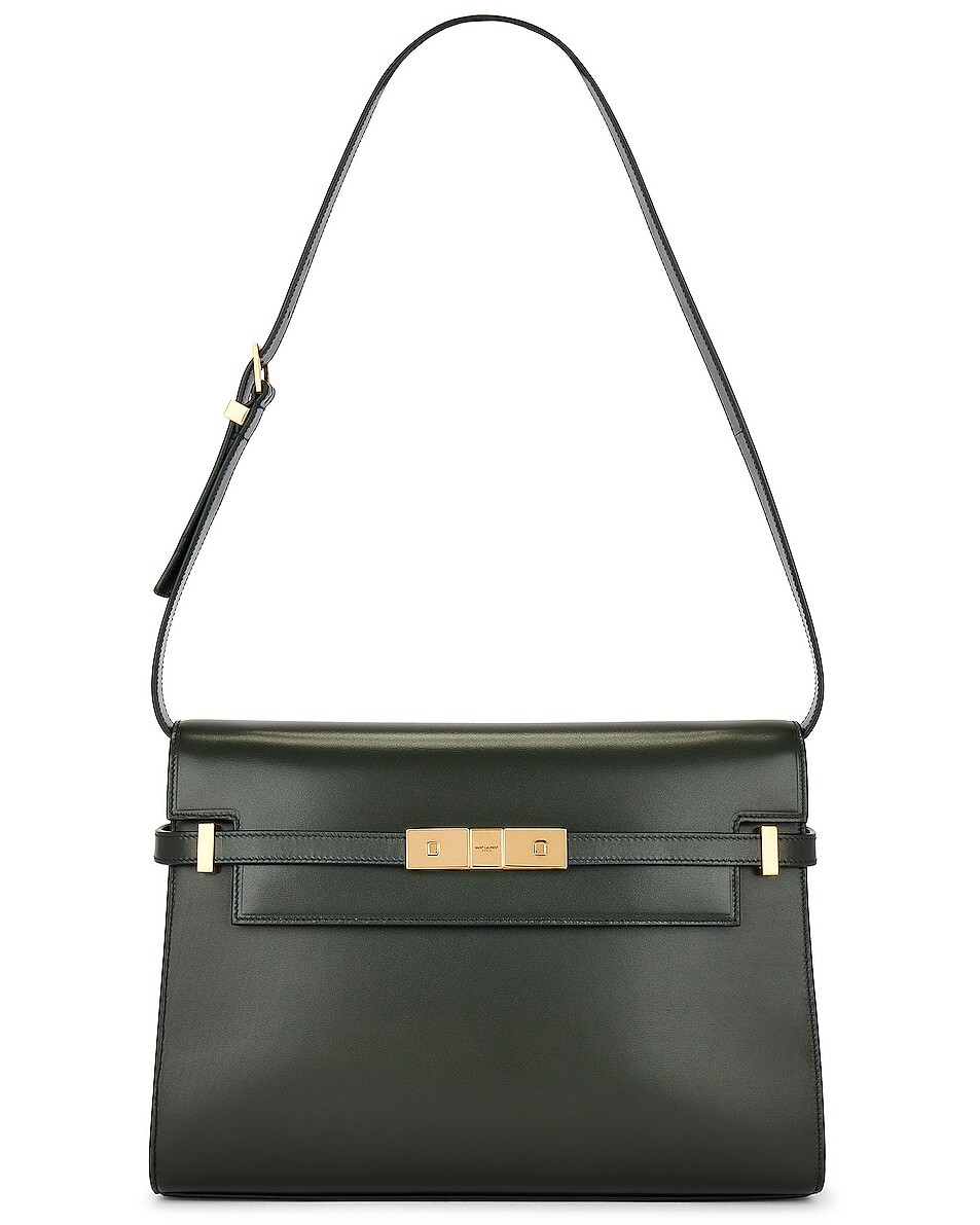 

Сумка Saint Laurent Manhattan Shoulder, цвет New Vert Fonce