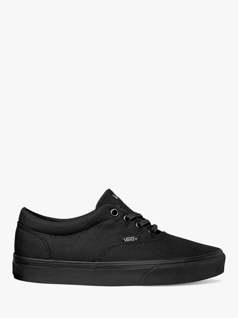 Холщовые кроссовки на шнуровке Doheny Vans, черный цена и фото