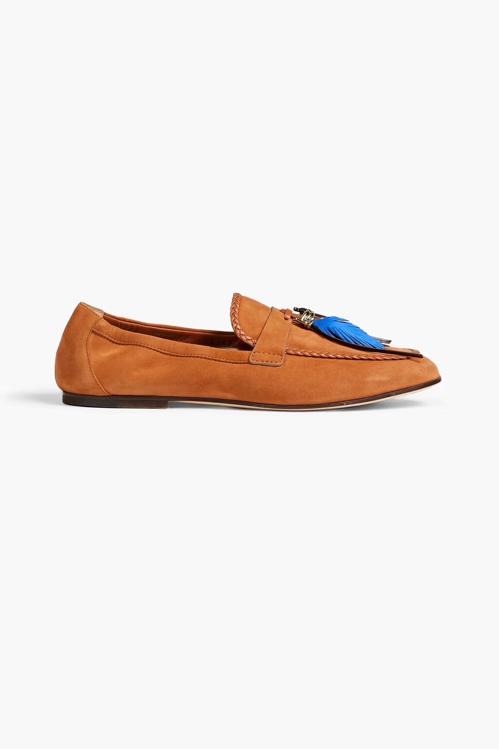 

Украшенные замшевые лоферы Tod'S, цвет Tan