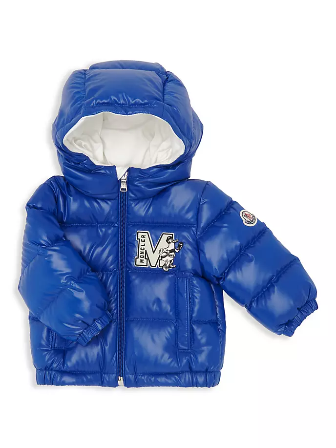 

Пуховик Арслан для маленьких мальчиков и мальчиков Moncler, синий