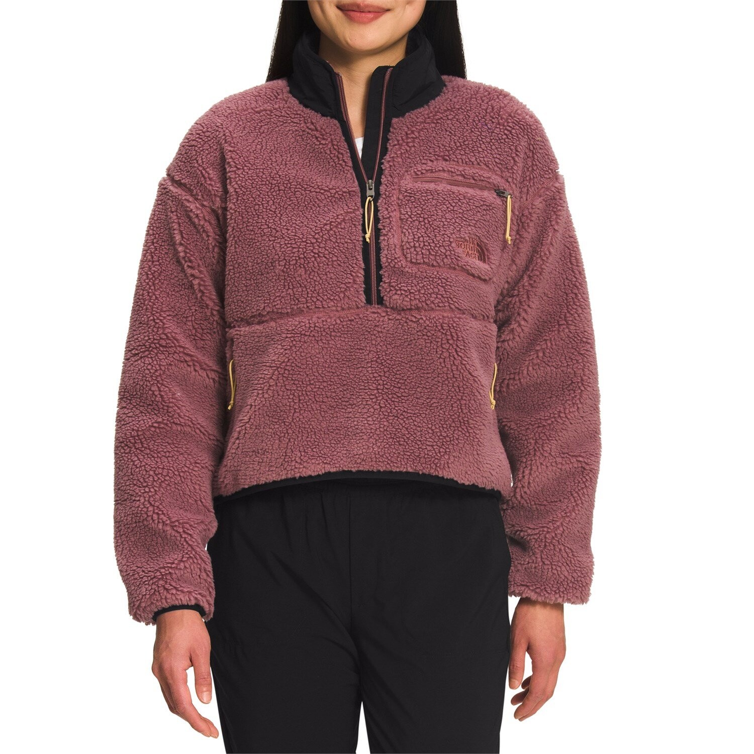

Пуловер The North Face с ворсом, имбирь