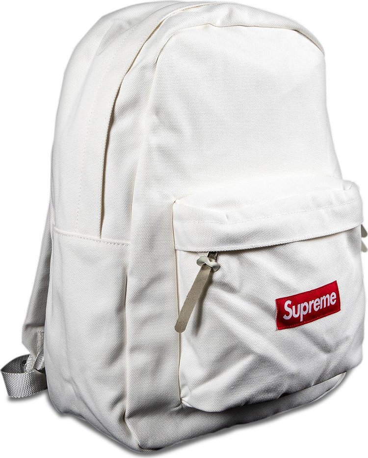 цена Рюкзак Supreme Canvas Backpack White, белый