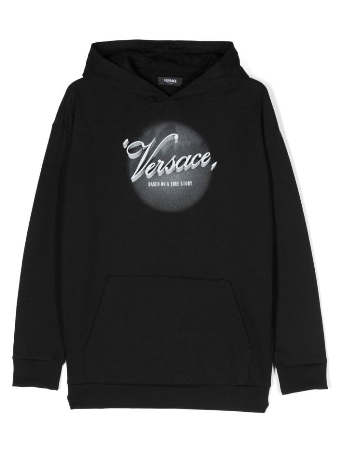 

Versace Kids худи с логотипом, черный