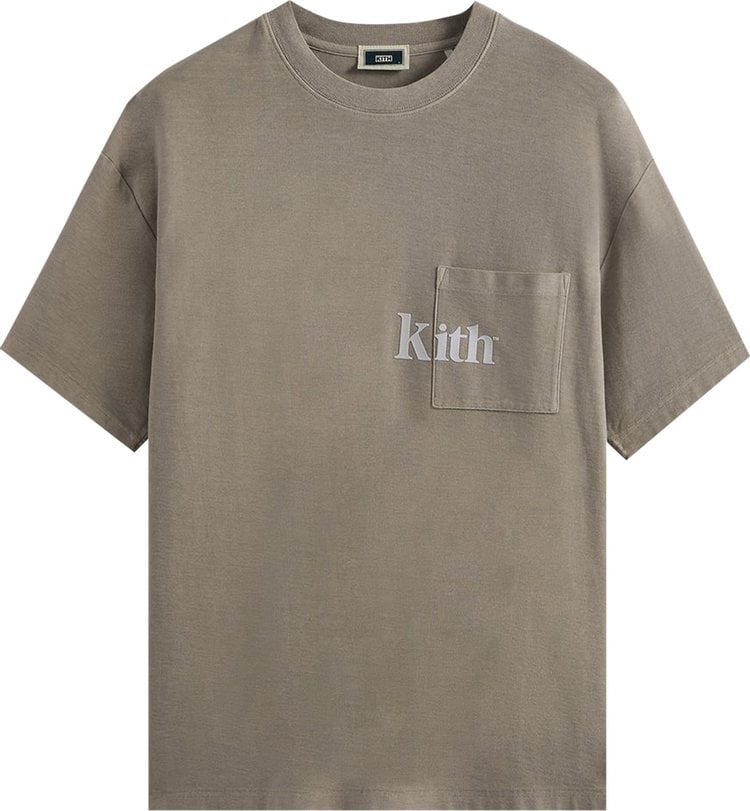 Футболка Kith Quinn Tee 'Pyrite', коричневый - фото