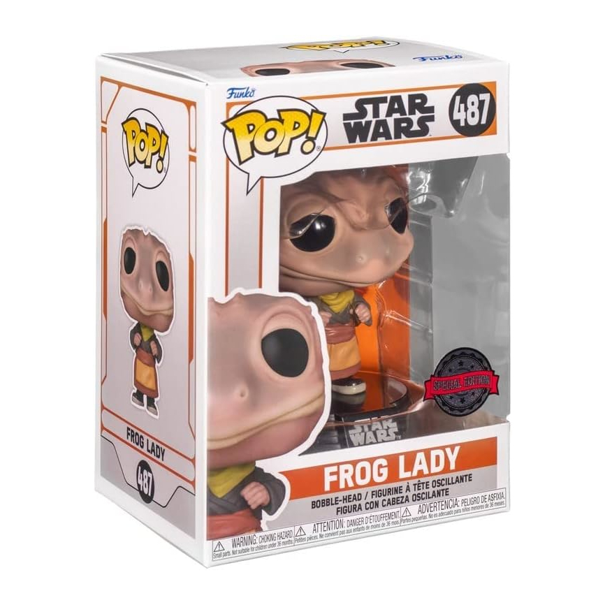 Фигурка Funko Pop! Star Wars The Mandalorian Frog Lady Special Edition фигурка funko pop bobble star wars mandalorian frog lady exc 54530