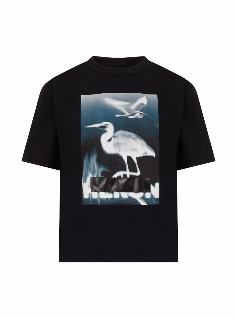 

Хлопковая футболка с принтом Heron Preston