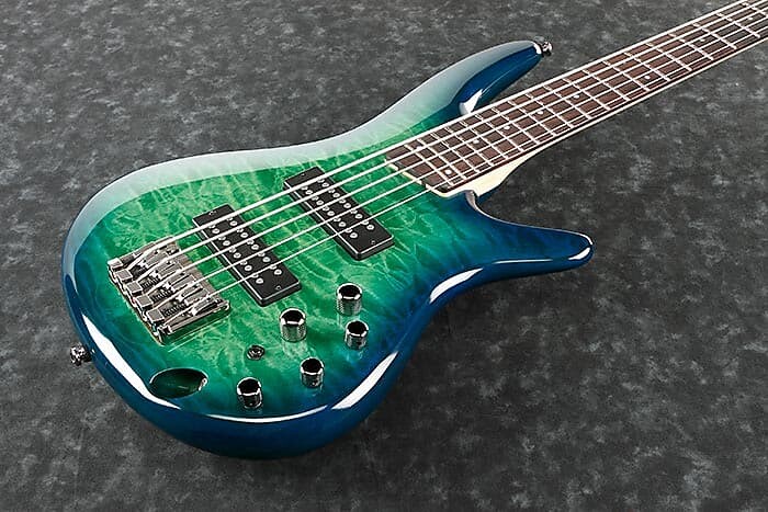 

Ibanez SR405EQM 5-струнная бас-гитара - Surreal Blue Burst Gloss SR405EQMSLG