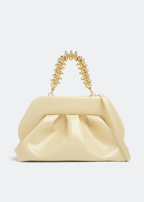 

Клатч THEMOIRÈ Tia shiny clutch, бежевый