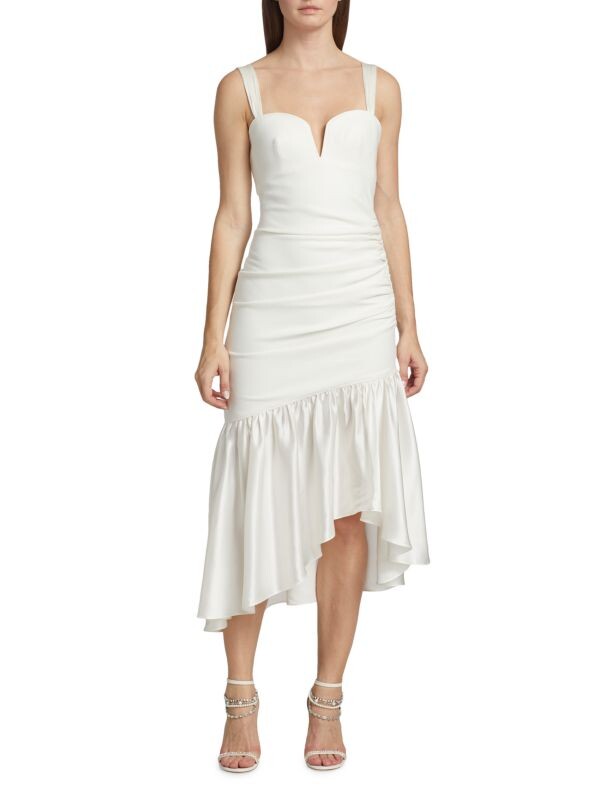 

Асимметричное платье halley Cinq à Sept Ivory