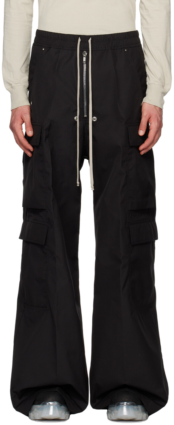 

Черные брюки карго Cargobelas Rick Owens