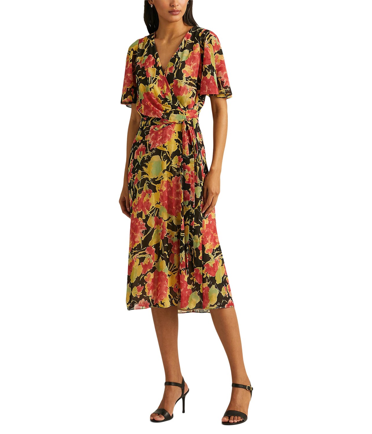 

Платье LAUREN Ralph Lauren, Floral Crinkle Georgette Midi Dress