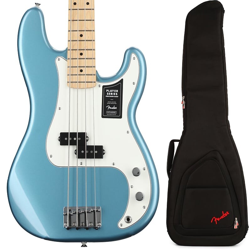 

Бас-гитара Fender Player Precision - Tidepool с кленовой накладкой на гриф в комплекте с сумкой для электробаса Fender FB620 - черный 0149802513=1 0991522406=1