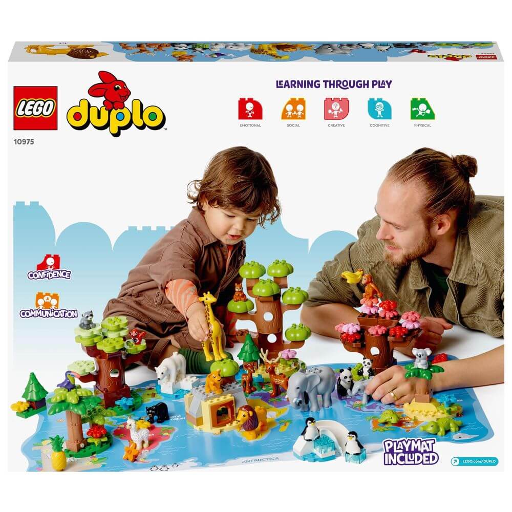 Конструктор Lego Duplo Wild Animals Of The World 142 pcs – заказать из-за  рубежа в «CDEK.Shopping»