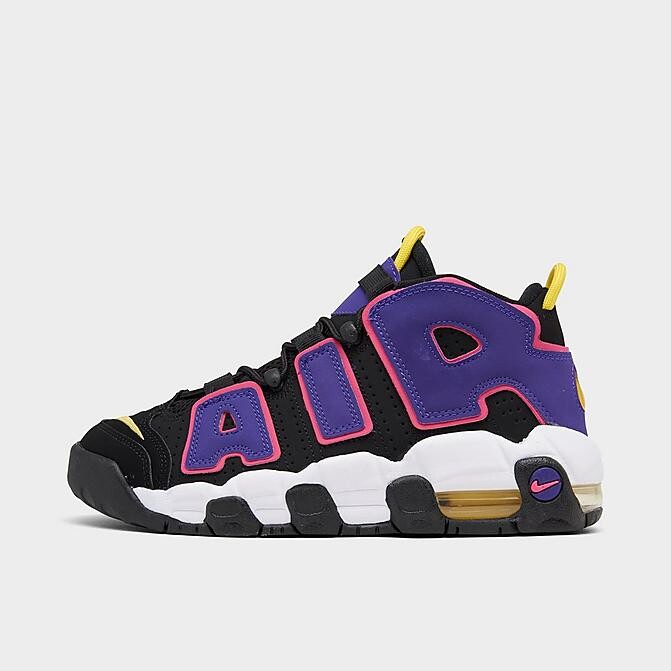 

Детские кроссовки баскетбольные Nike Air More Uptempo, черно-фиолетовый