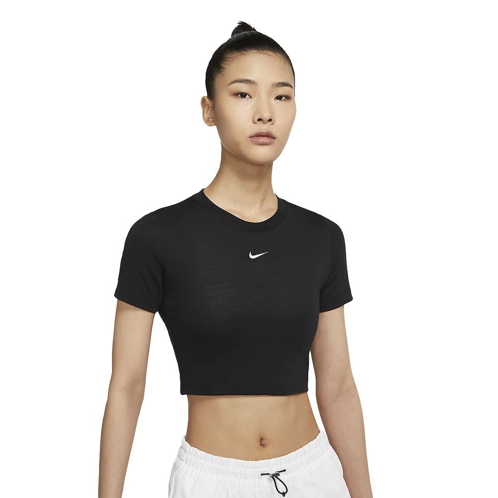 

Топ Nike Sportswear Essential Crop Tee W, черный