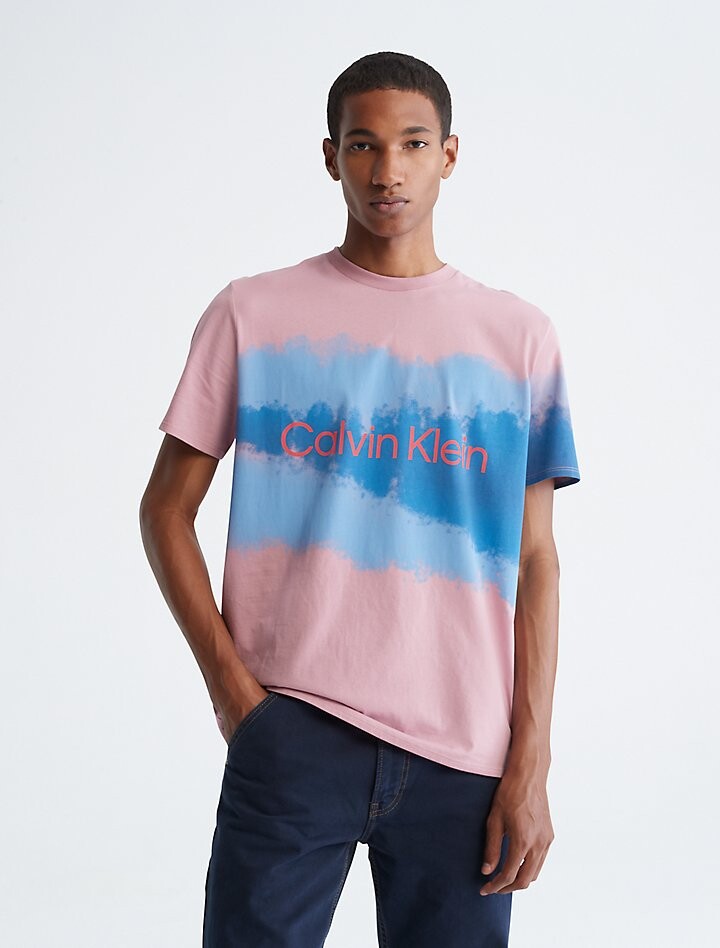 

Футболка с круглым вырезом и логотипом Galaxy Calvin Klein