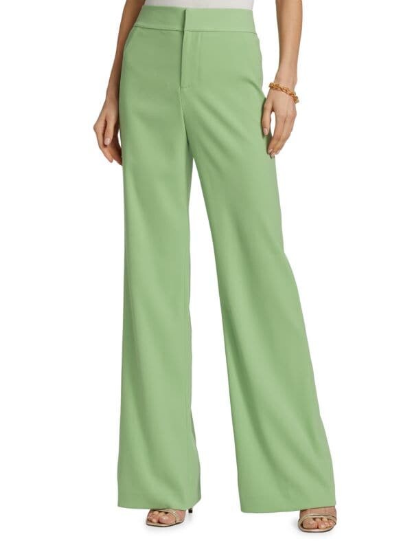 

Узкие брюки deanna bootcut Alice + Olivia Seafoam