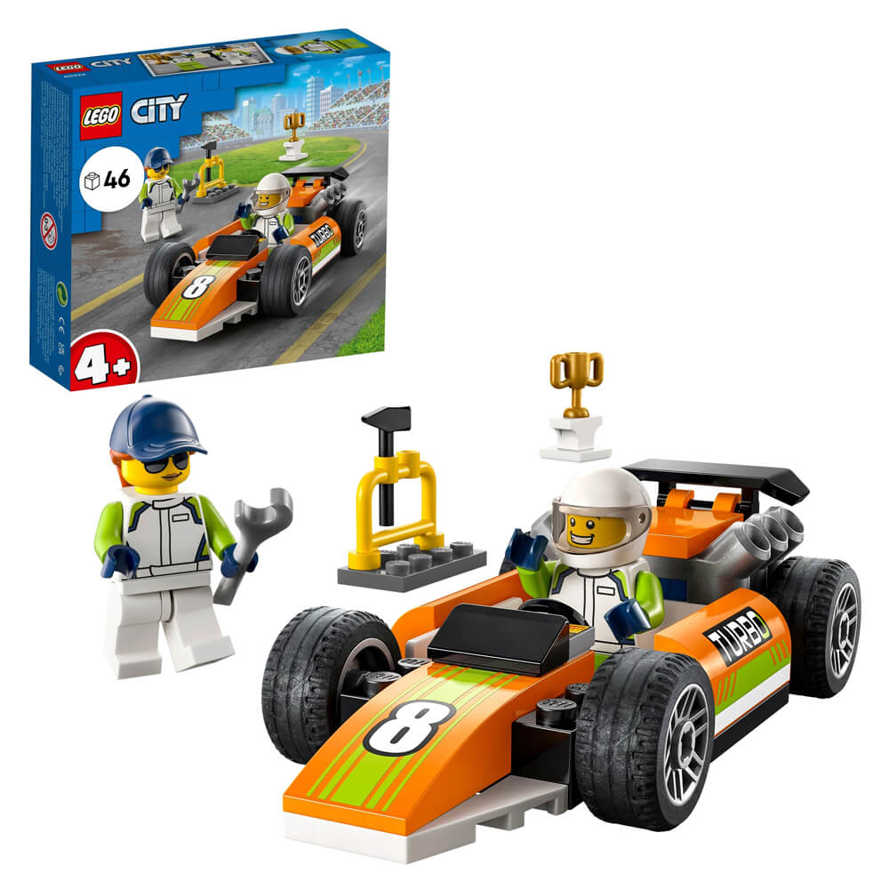 цена Конструктор LEGO City Great Vehicles 60322 Гоночный автомобиль