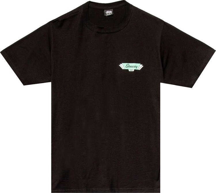 

Футболка Stussy Palm Springs Tee 'Black', черный