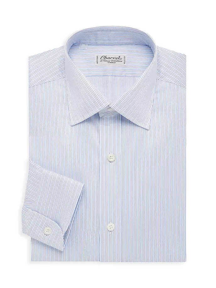 

Классическая рубашка в полоску Charvet, белый