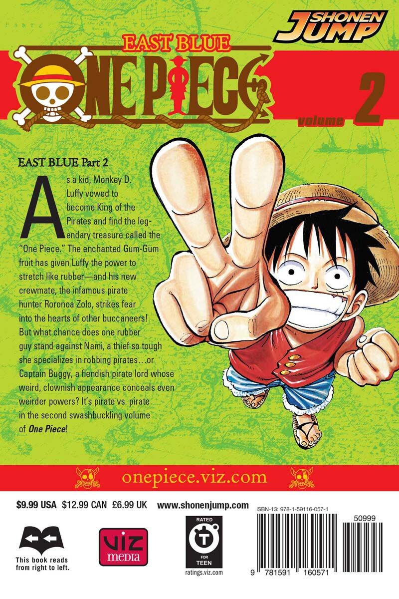 

Манга One Piece Manga Volume 2