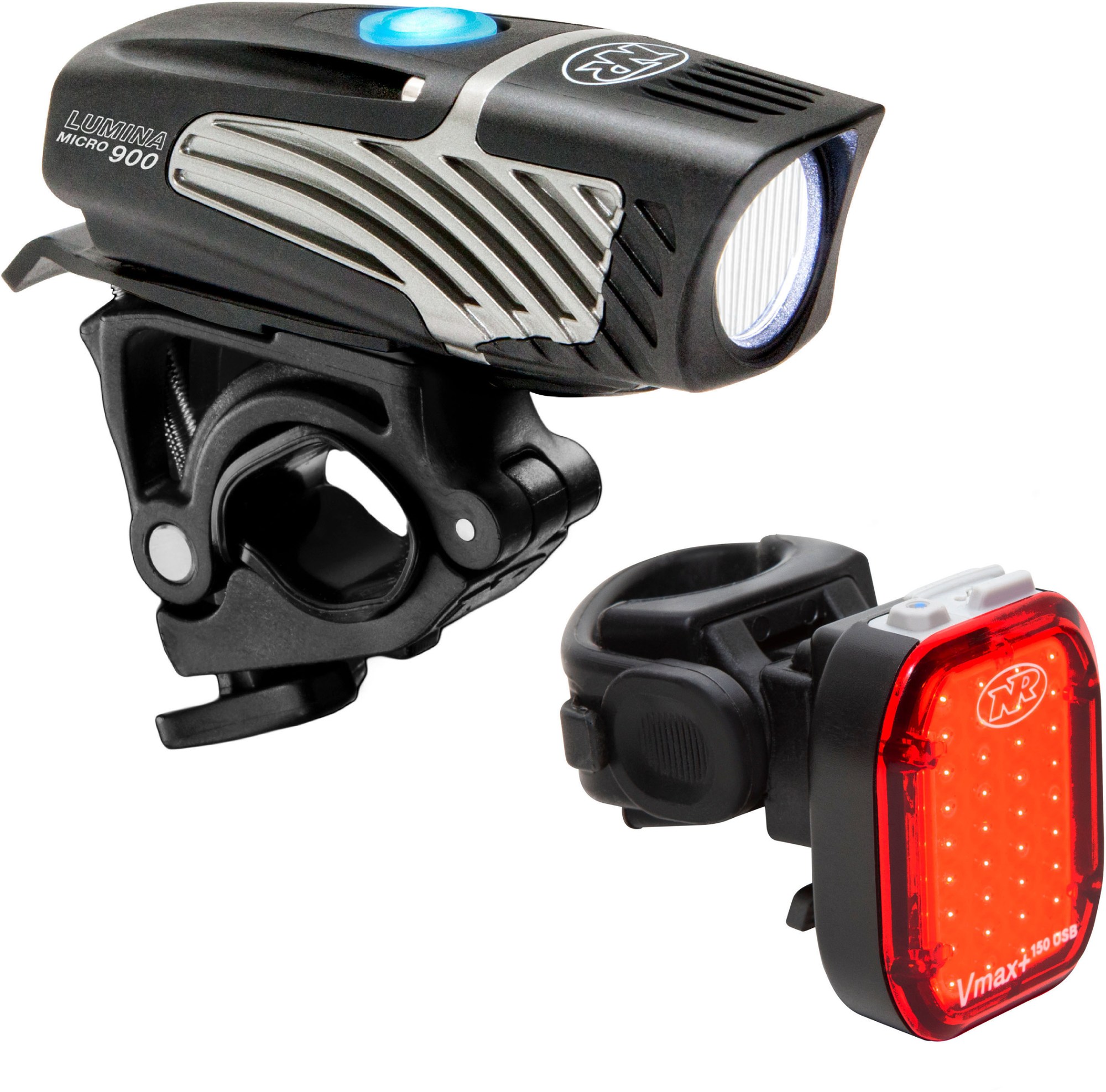 цена Комплект передних велосипедных фонарей Lumina Micro 900 / задних Vmax+ 150 NiteRider, черный