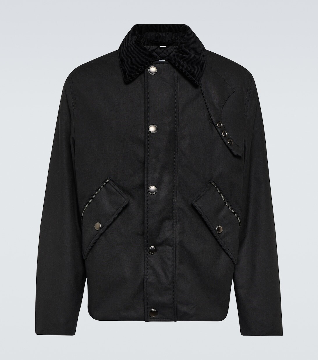 

Куртка из хлопкового полотна Burberry, черный
