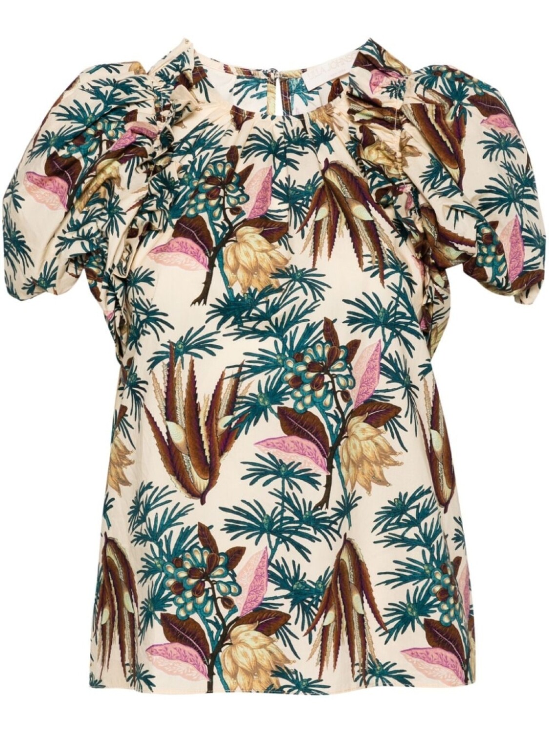 

Ulla Johnson топ Marcelyn, нейтральный цвет