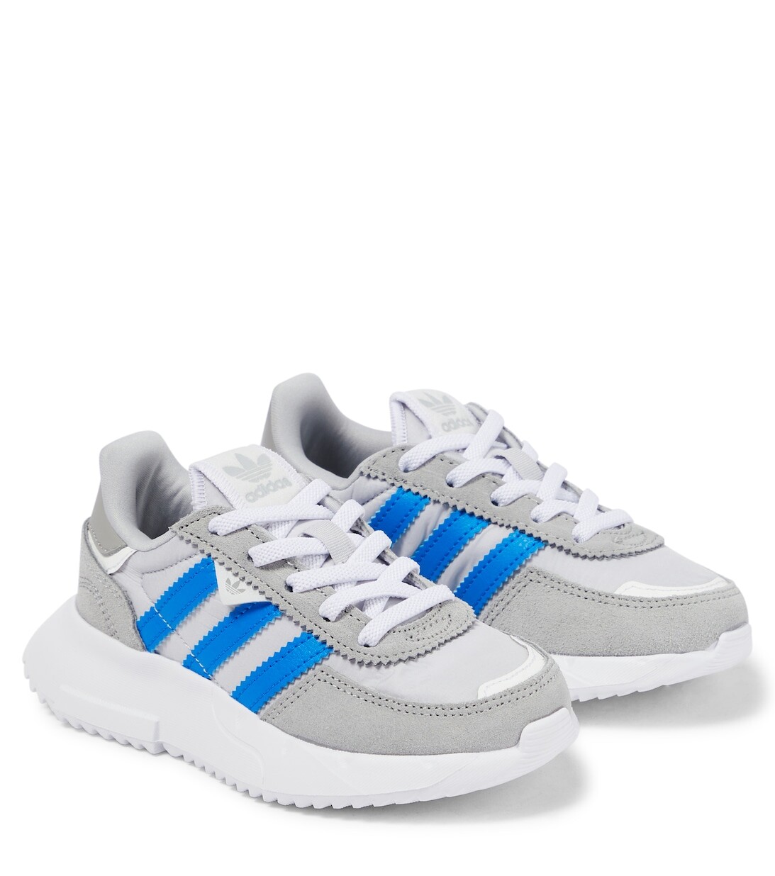 

Кроссовки Retropy со вставками из замши Adidas Originals, серый