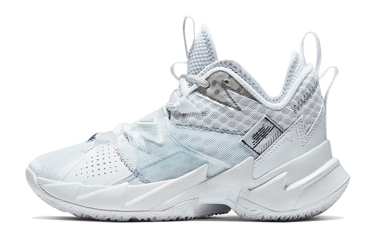 

JordanWhy Not Zer0.3 GS 'Triple White' Белый/Серебристый металлик