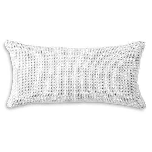 

Декоративная подушка Refresh с люверсами, 11 x 22 дюйма DKNY, цвет White