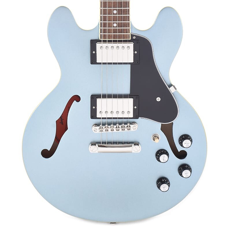 

Epiphone вдохновлен Gibson ES-339 Pelham Blue Предзаказ Inspired by Gibson ES-339