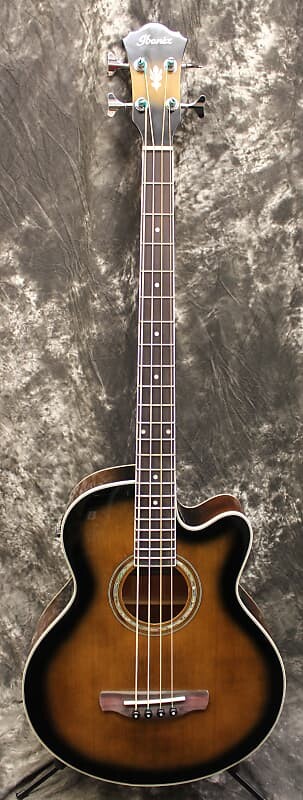 

Ibanez AEB10E Акустическая-электрическая бас-гитара Dark Violin Sunburst