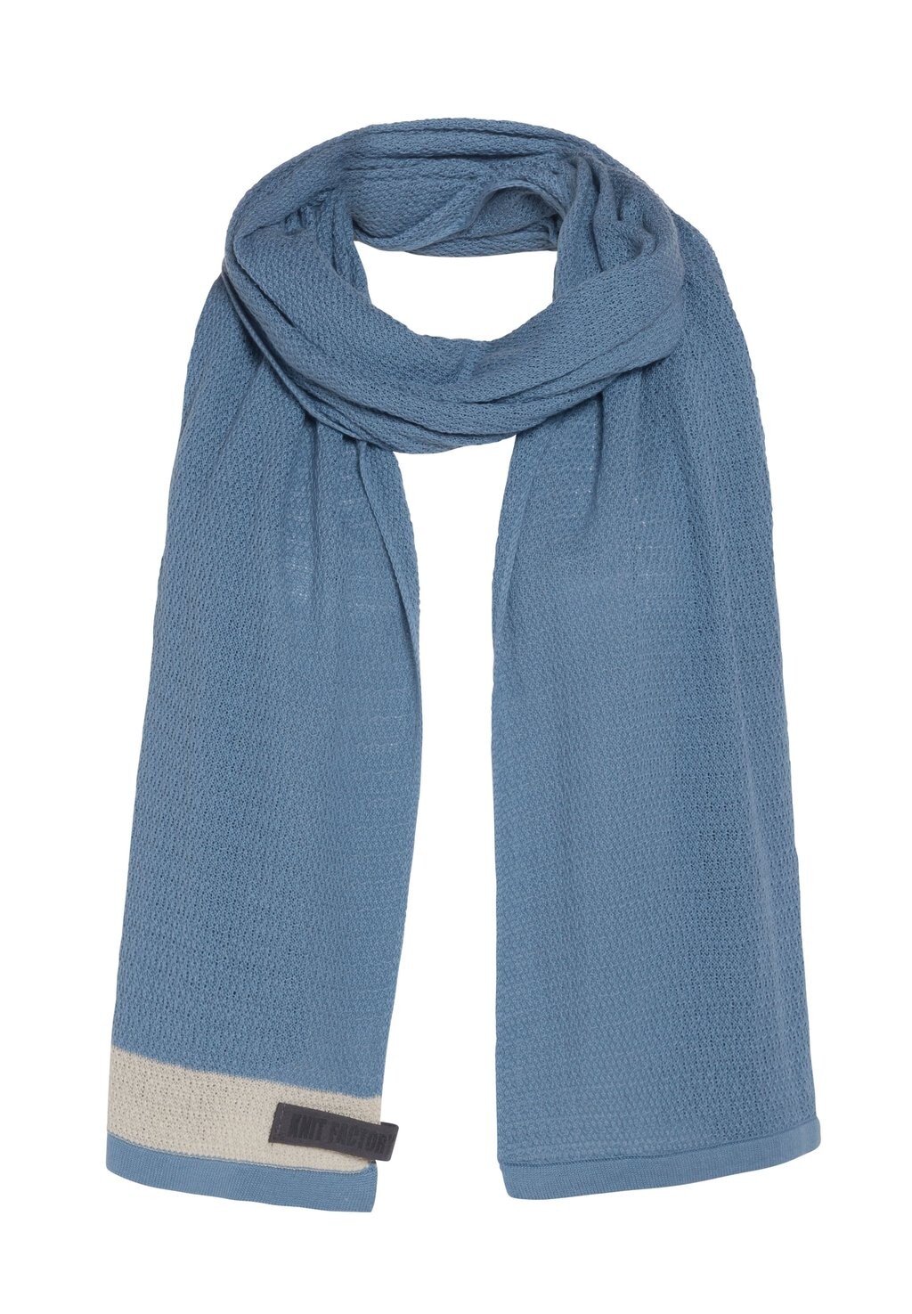 

Шарф JUNE Knit Factory, цвет stone blue