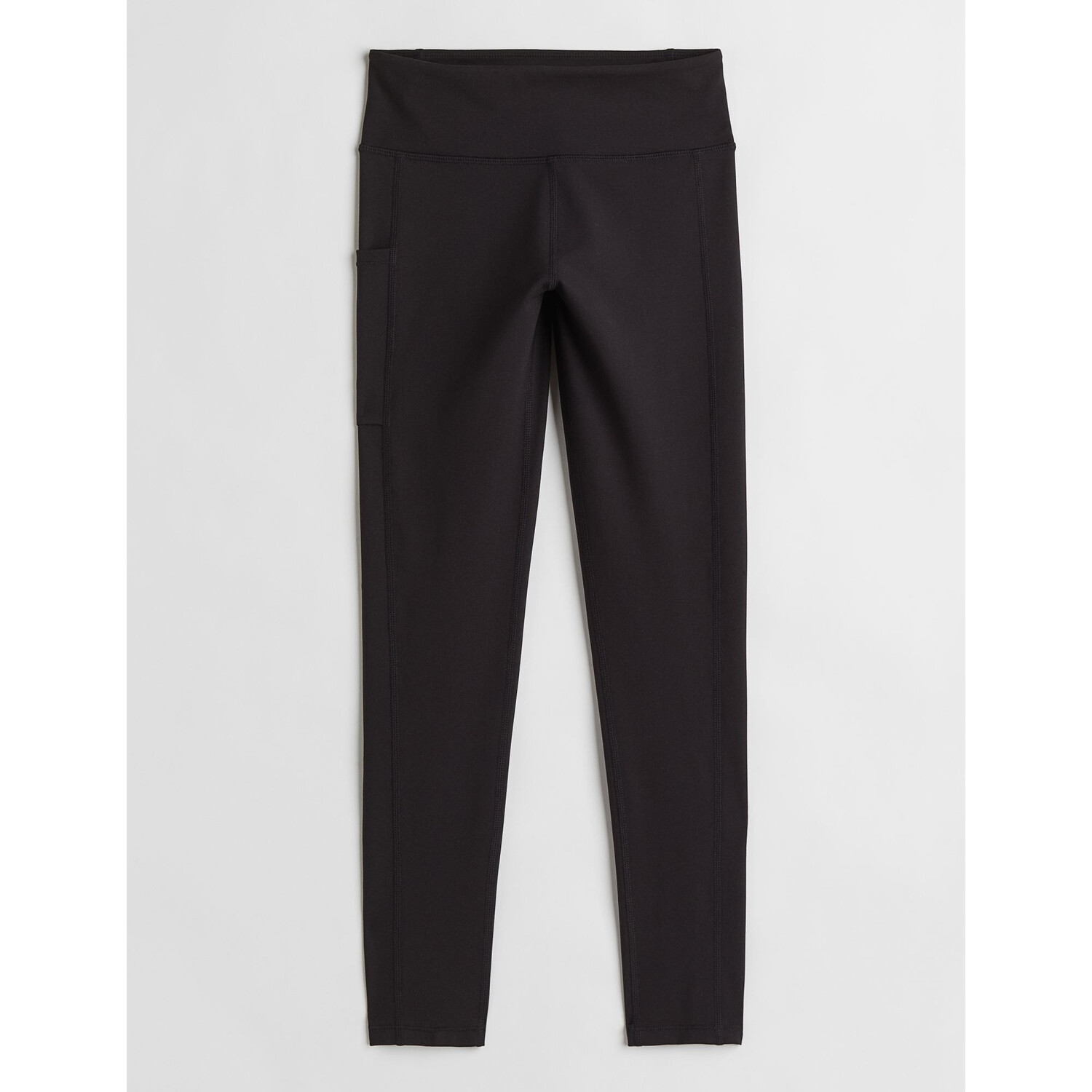 

Спортивные леггинсы с карманами H&M Solid-color, черный