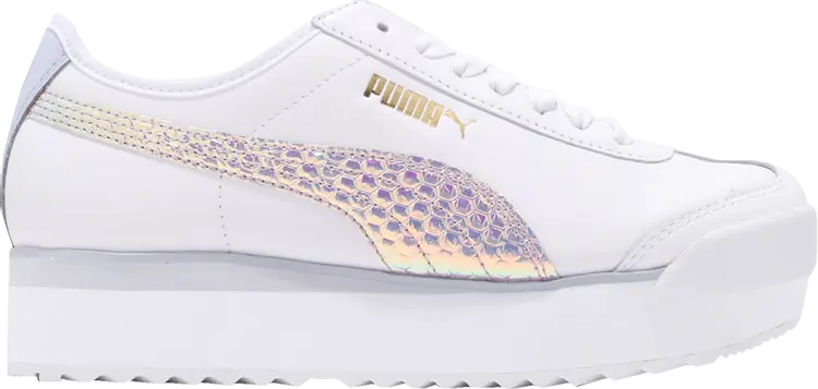 

Кроссовки Puma Wmns Roma Amor Metallic Team Gold, белый