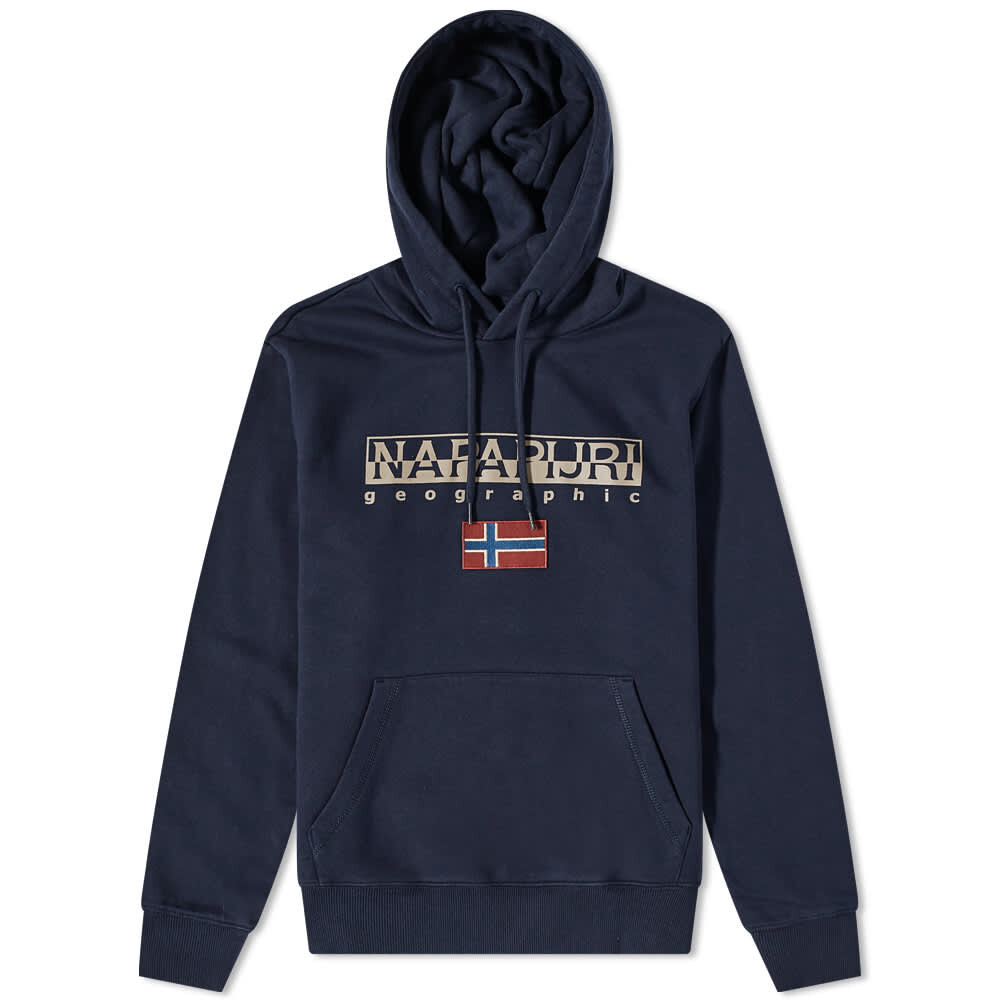 

Толстовка Napapijri Logo Flag Hoody, Черный