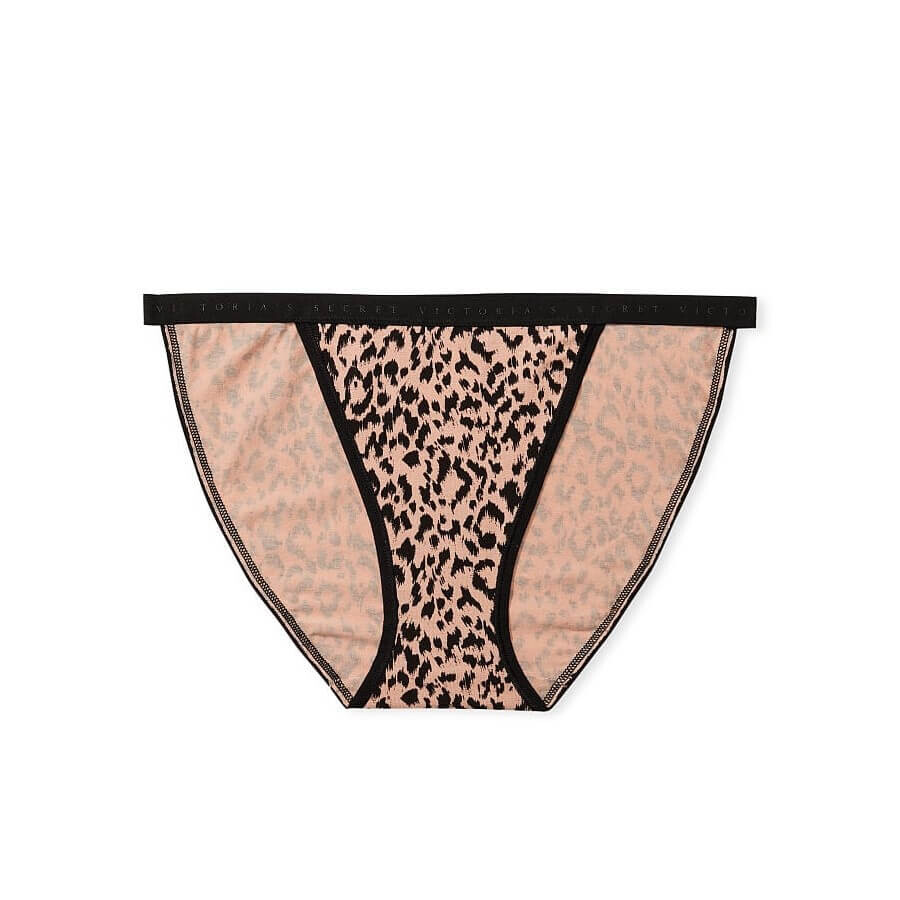 

Трусики-бикини Victoria's Secret Stretch Cotton String, леопардовый