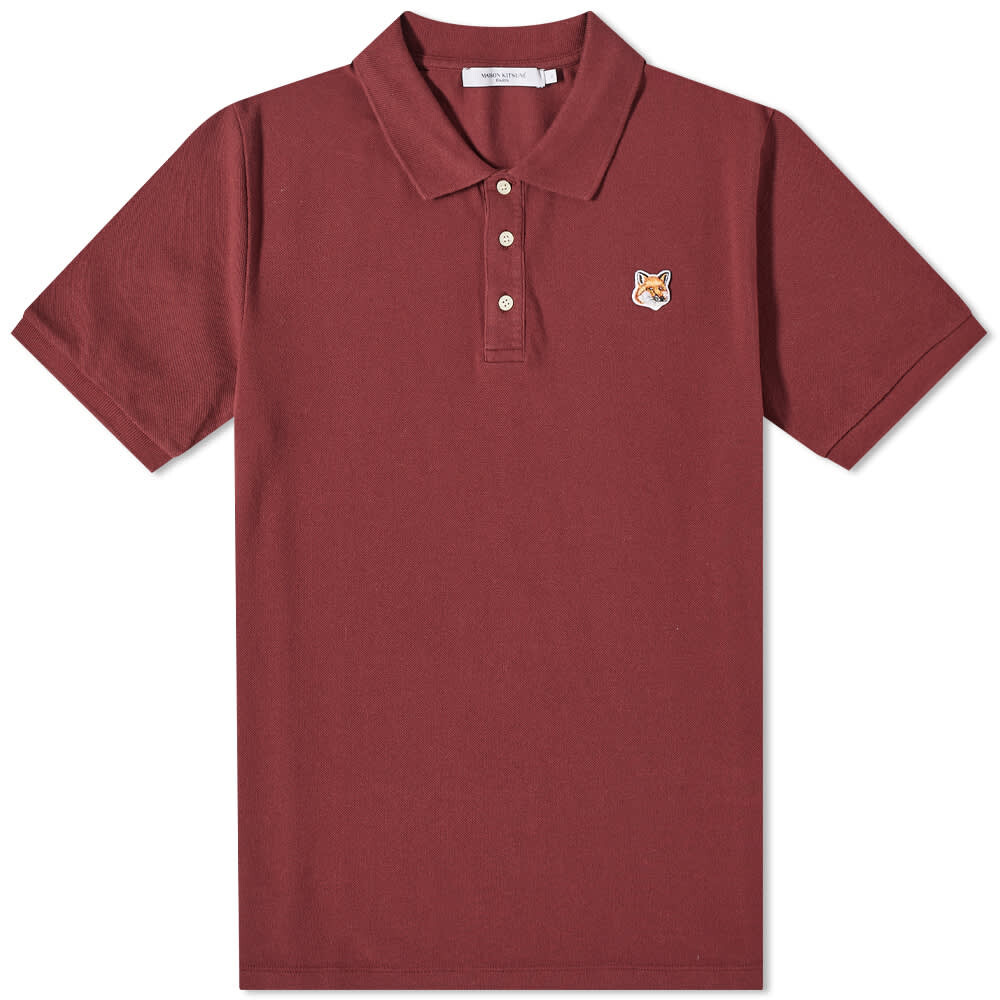 

Футболка Maison Kitsune Fox Head Patch Classic Polo, Коричневый