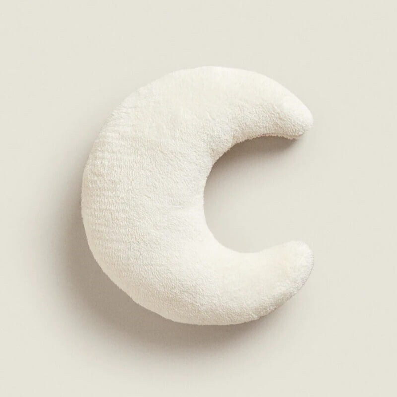 

Декоративная подушка Zara Home Moon Shaped, светло-серый