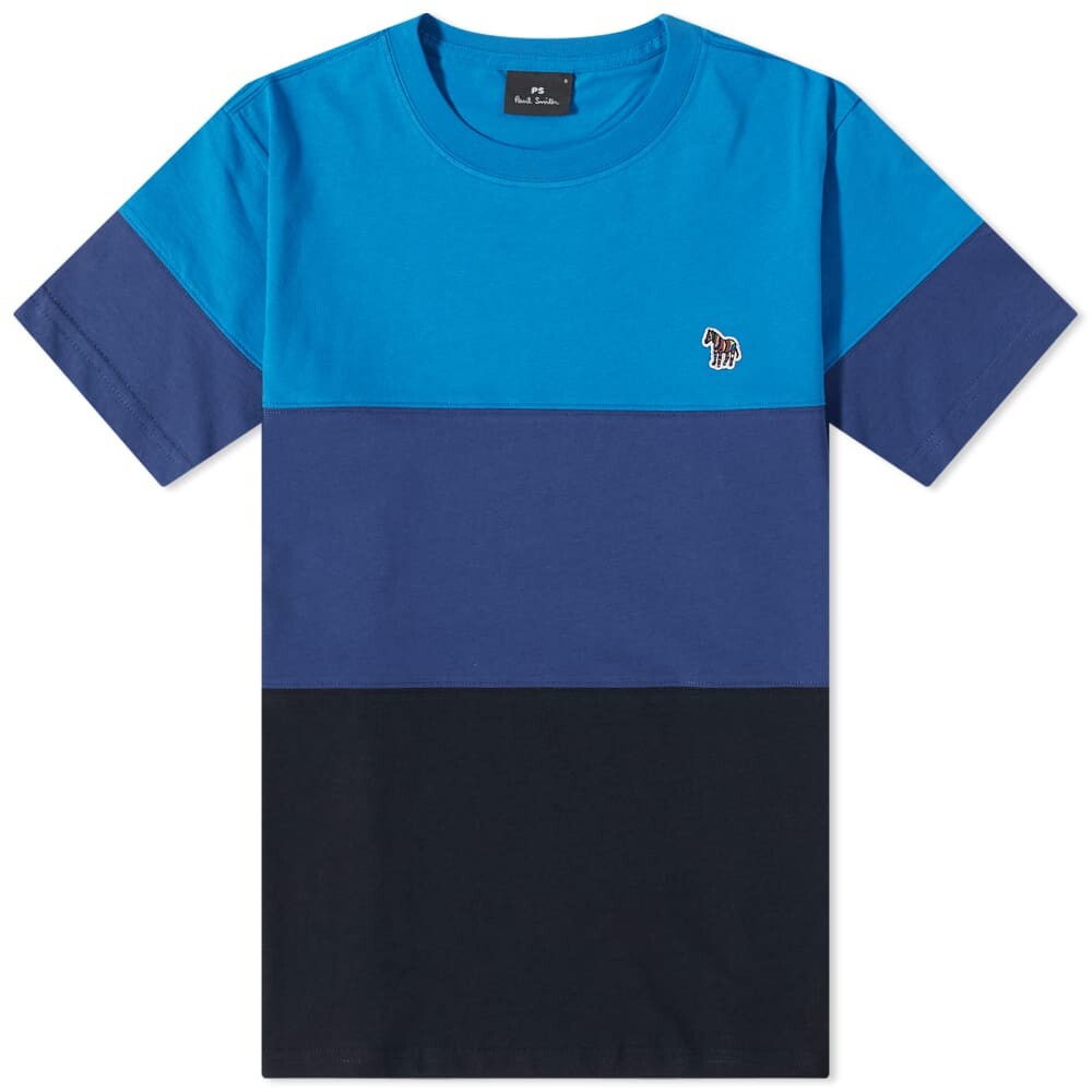 

Футболка Paul Smith Striped Panel Zebra Tee