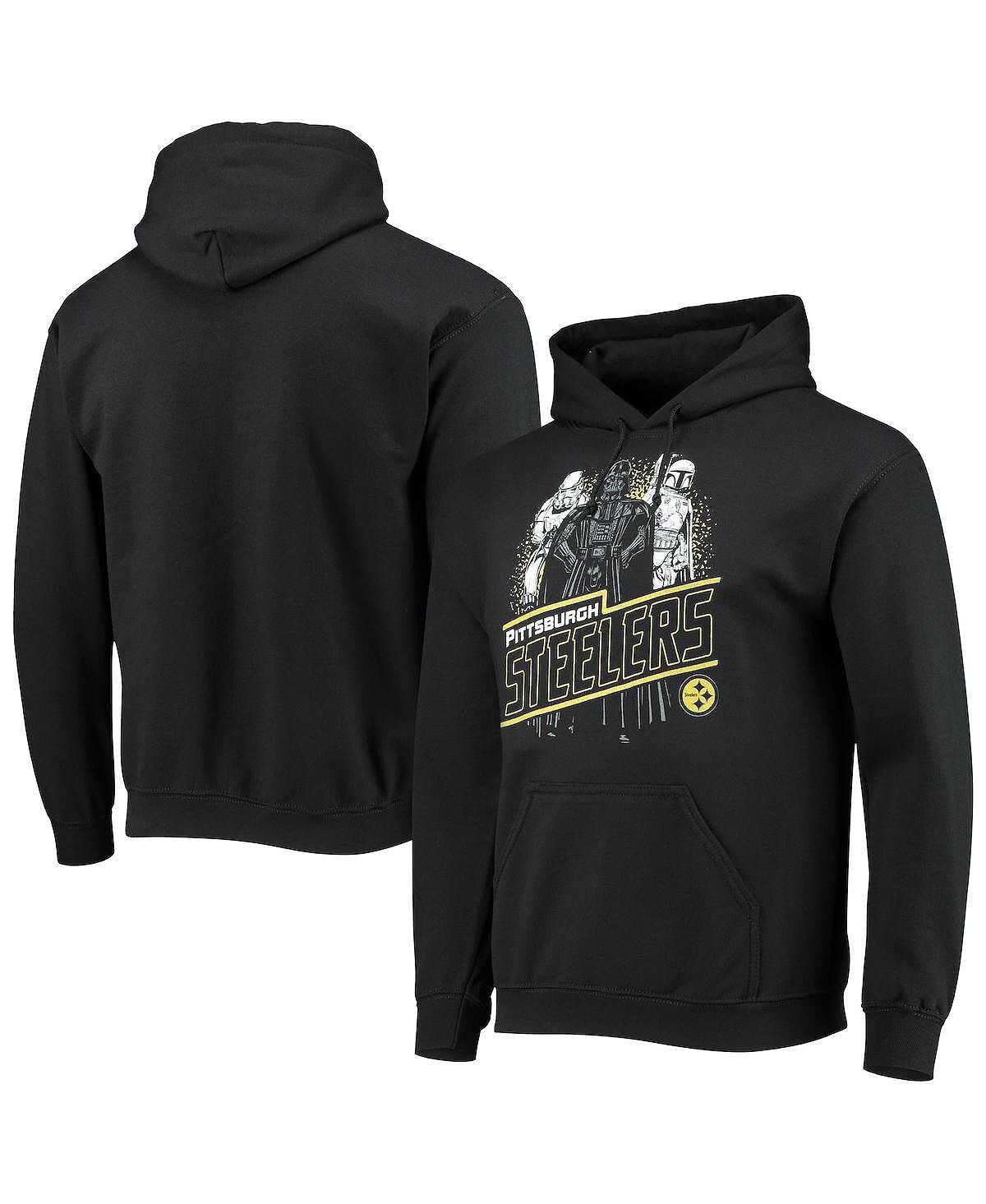 

Мужская черная толстовка с капюшоном pittsburgh steelers star wars empire pullover Junk Food, черный