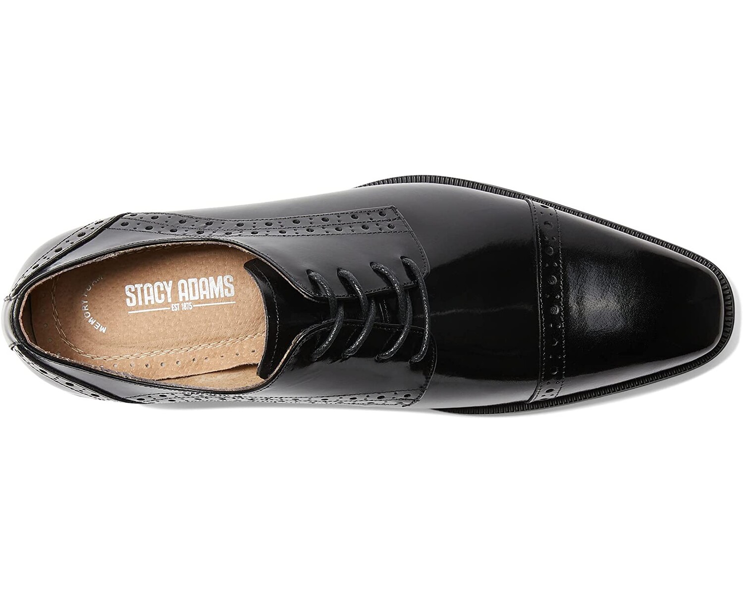 

Оксфорды Garrett Cap Toe Oxford Stacy Adams, черный