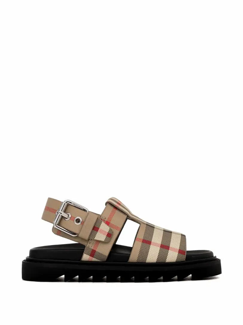 

Кожаные сандалии Vintage Check Burberry