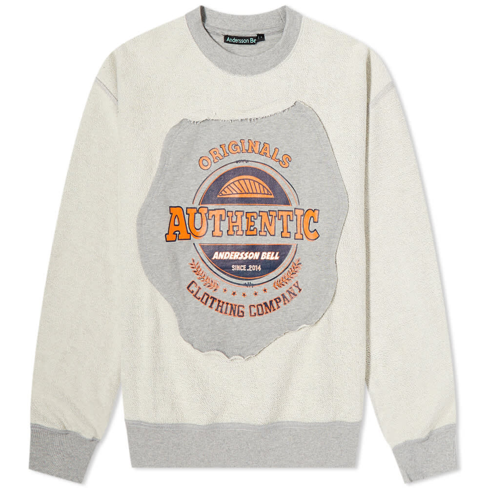 

Толстовка Andersson Bell Authentic Logo Sweat, Серый