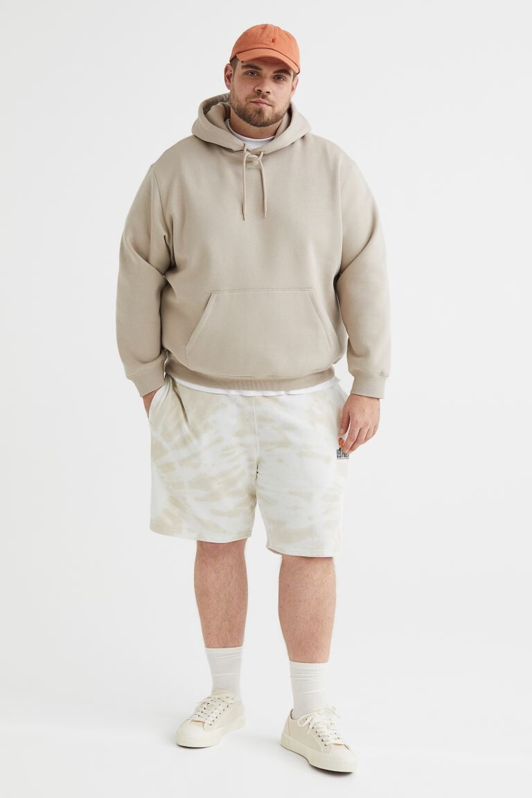

Спортивные шорты свободного кроя H&M, светло-бежевый/апельсины