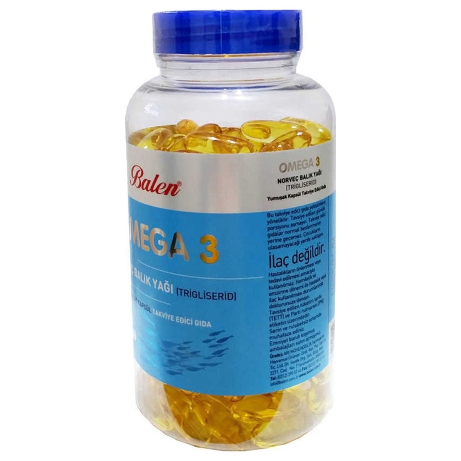 Норвежский рыбий жир Balen Omega-3 (триглицерид) 1380 мг, 2 упаковки по 200  капсул – заказать по выгодной цене из-за рубежа в «CDEK.Shopping»