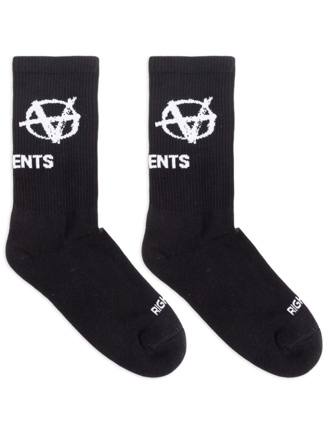 

VETEMENTS носки из хлопка с логотипом, черный