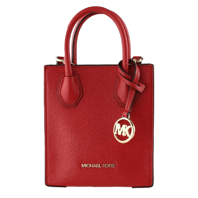 Сумка Michael Kors Mercer Extra-Small Pebbled, красный - фото