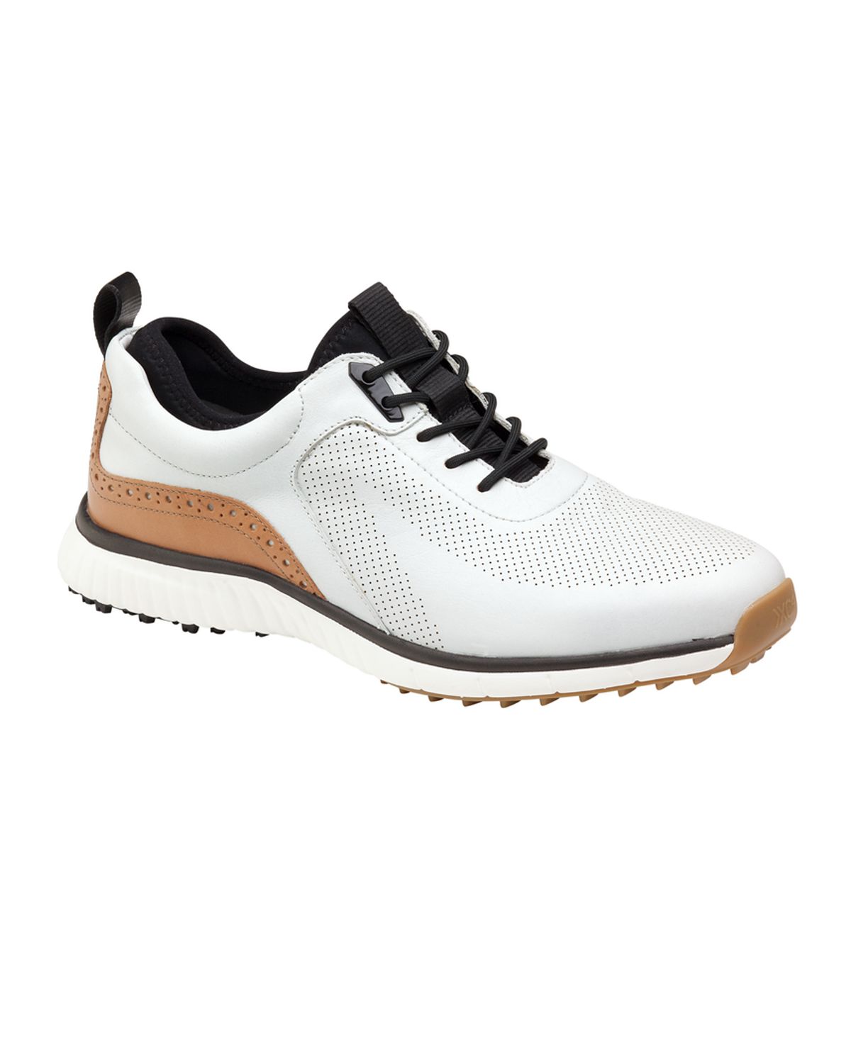 Мужские кроссовки luxe hybrid golf на шнуровке Johnston & Murphy, белый
